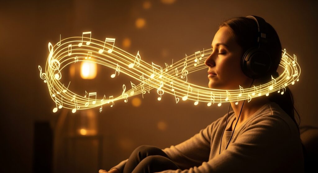 listening to piano music for relaxation and focus